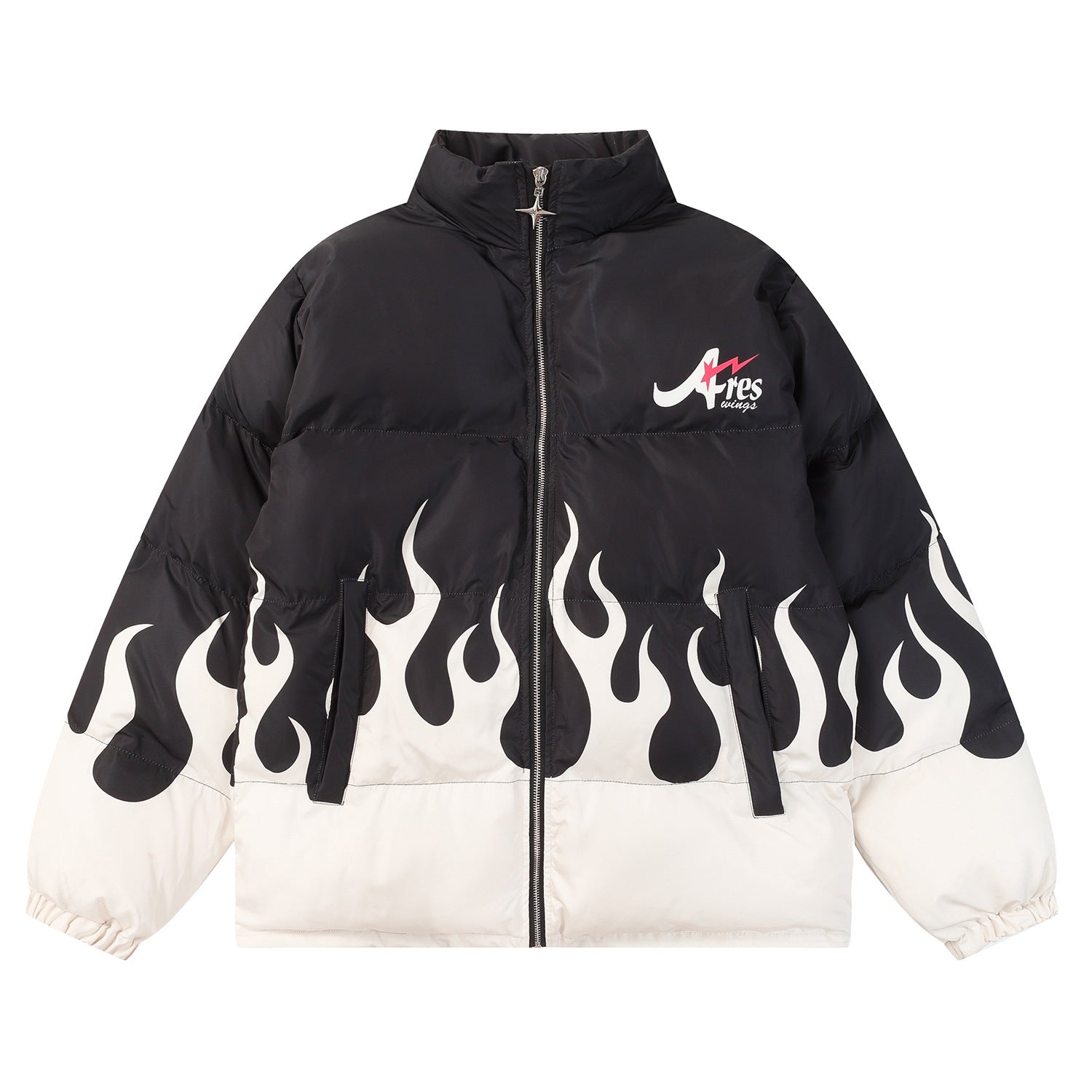 Thickened Cotton Flame Jacket