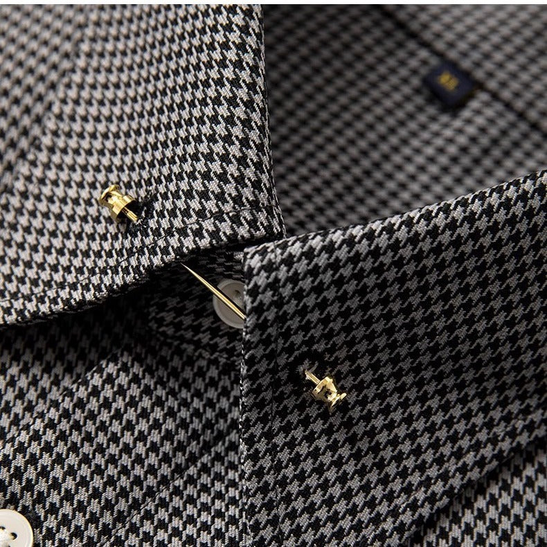 Men’s Empire Collar Non-Iron Formal Shirt