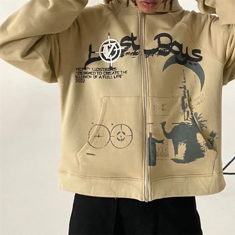 Modern Zipper Hoodie