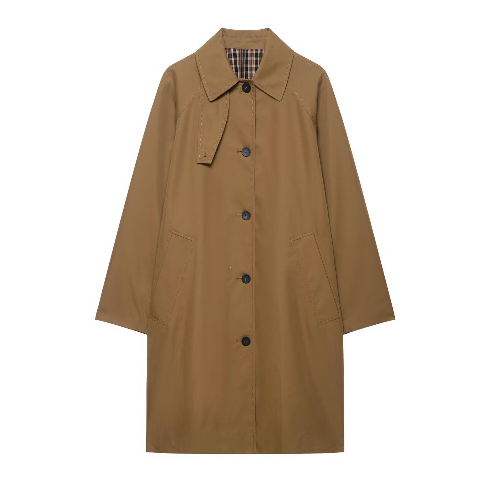 Women’s Mid-Length Casual All-Match Trench Coat