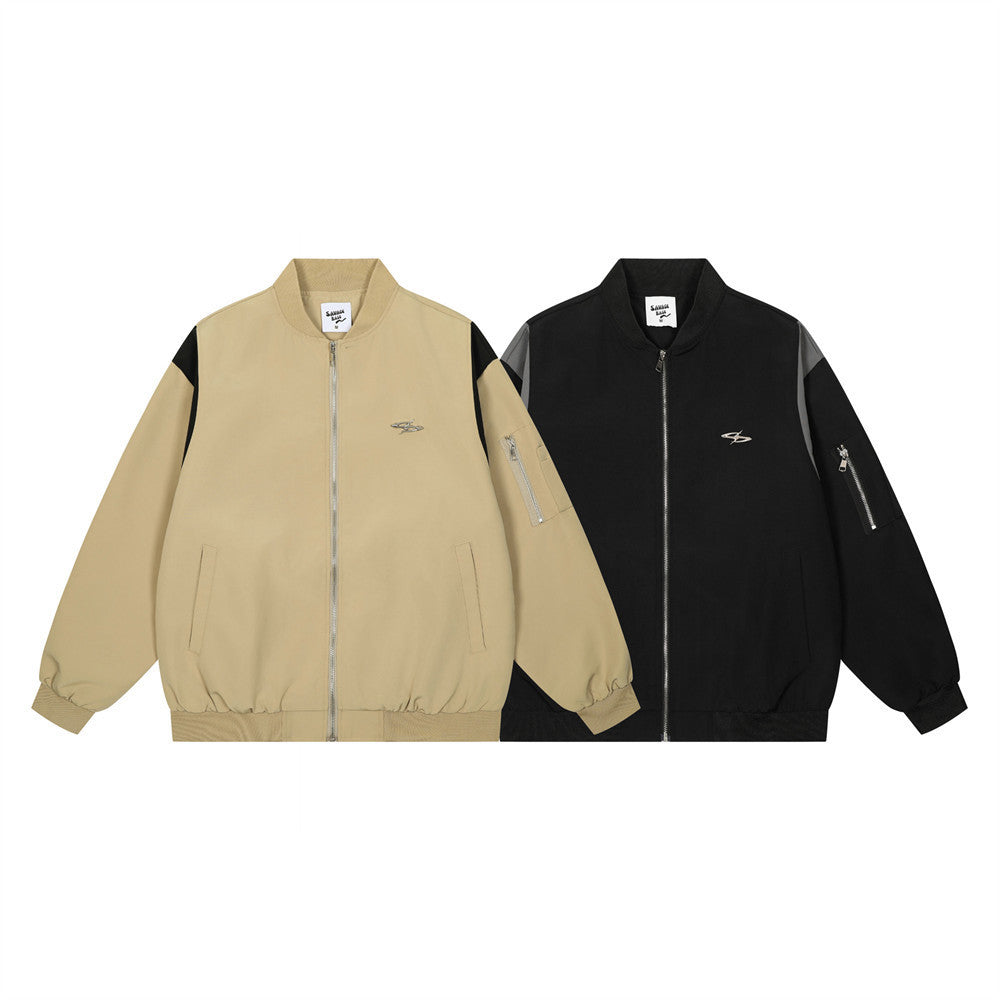 American High-Street Loose Varsity Baseball Jacket