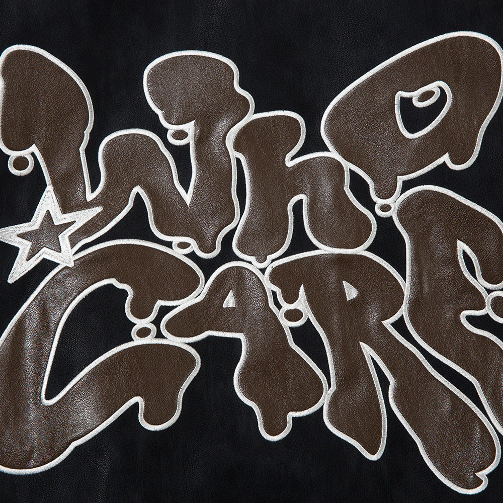 Men’s Leather Polo Collar Jacket