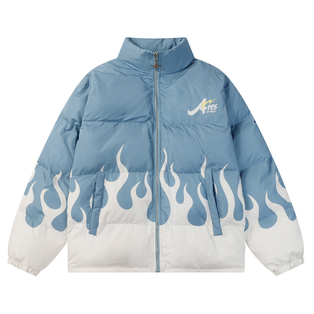 Thickened Cotton Flame Jacket