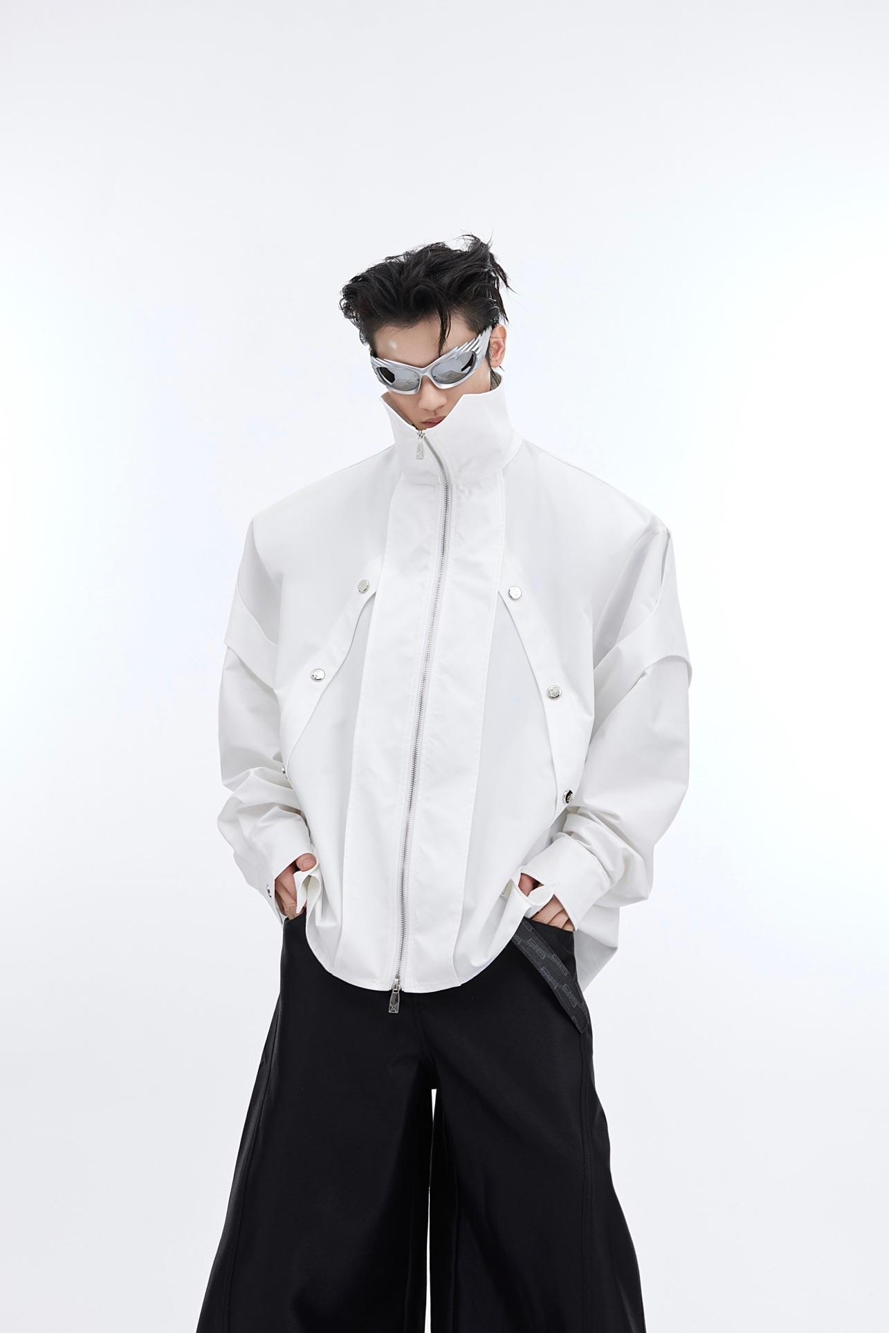 Eclipse Stand-Collar Coat