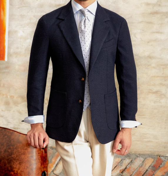 British Linen Blend Suit