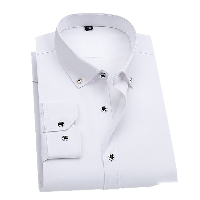 Men's Ultra-White Wrinkle-Resistant Ceremony Shirt