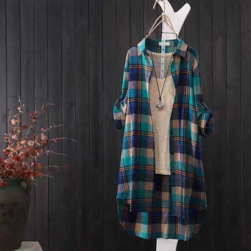 Urban Plaid long Shirt