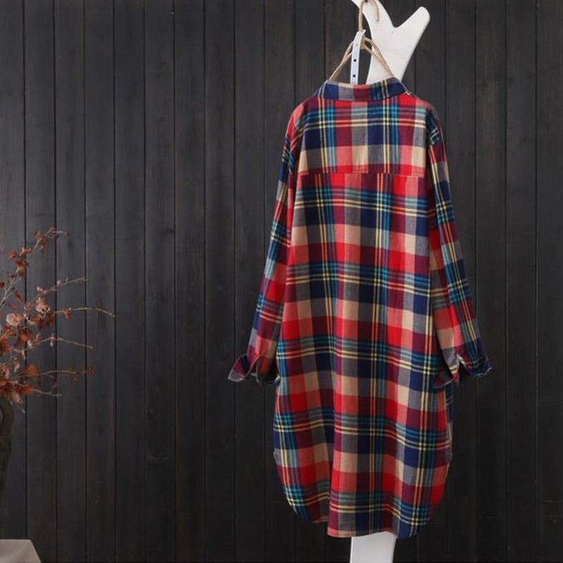 Urban Plaid long Shirt