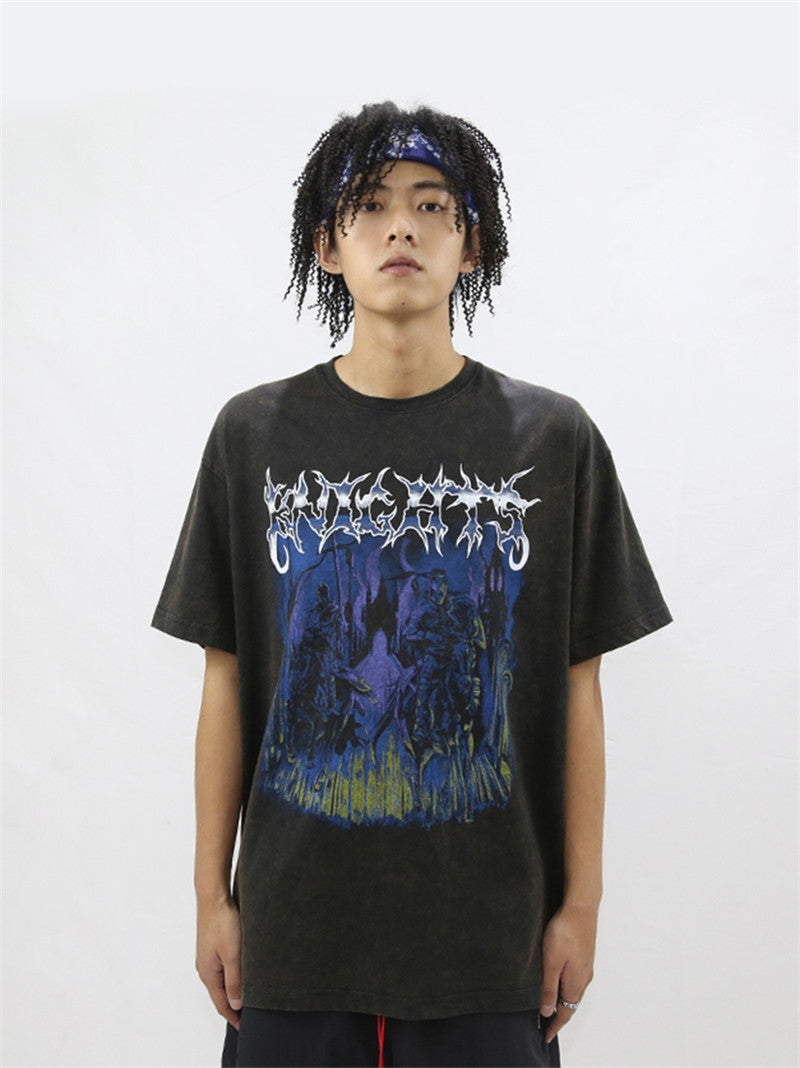 Knight Retro High Street Hip-Hop Tee