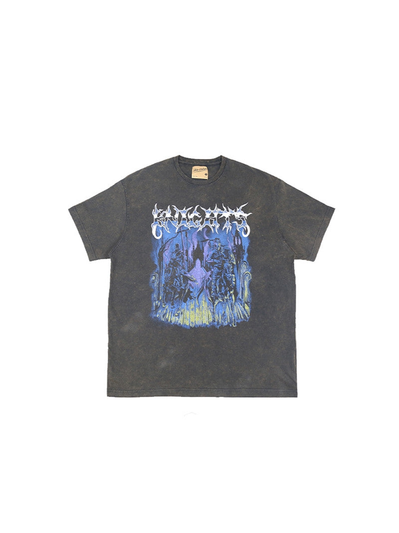 Knight Retro High Street Hip-Hop Tee