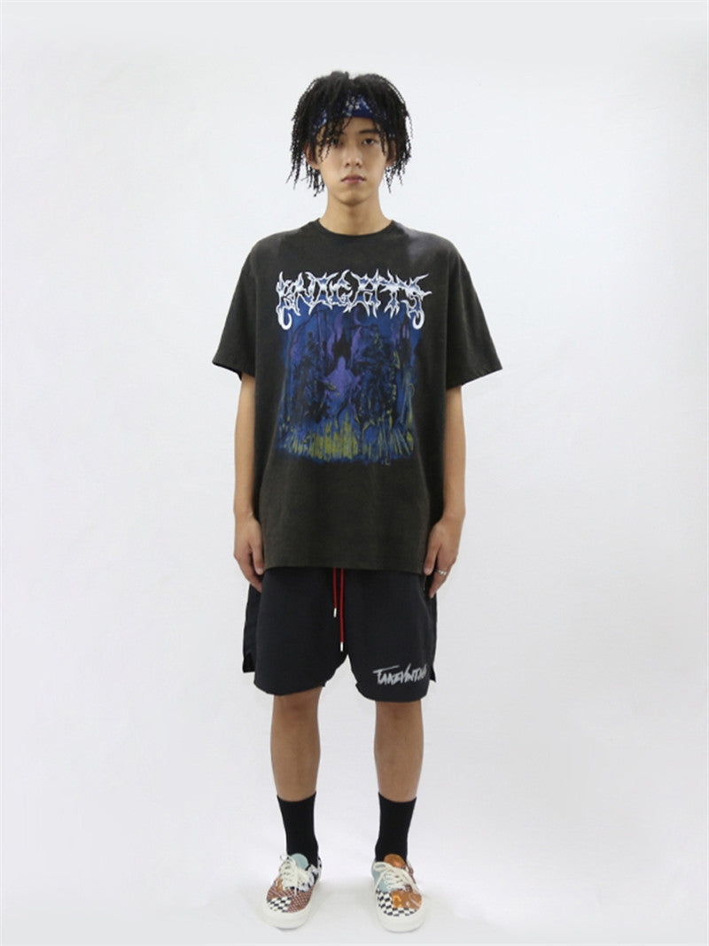 Knight Retro High Street Hip-Hop Tee