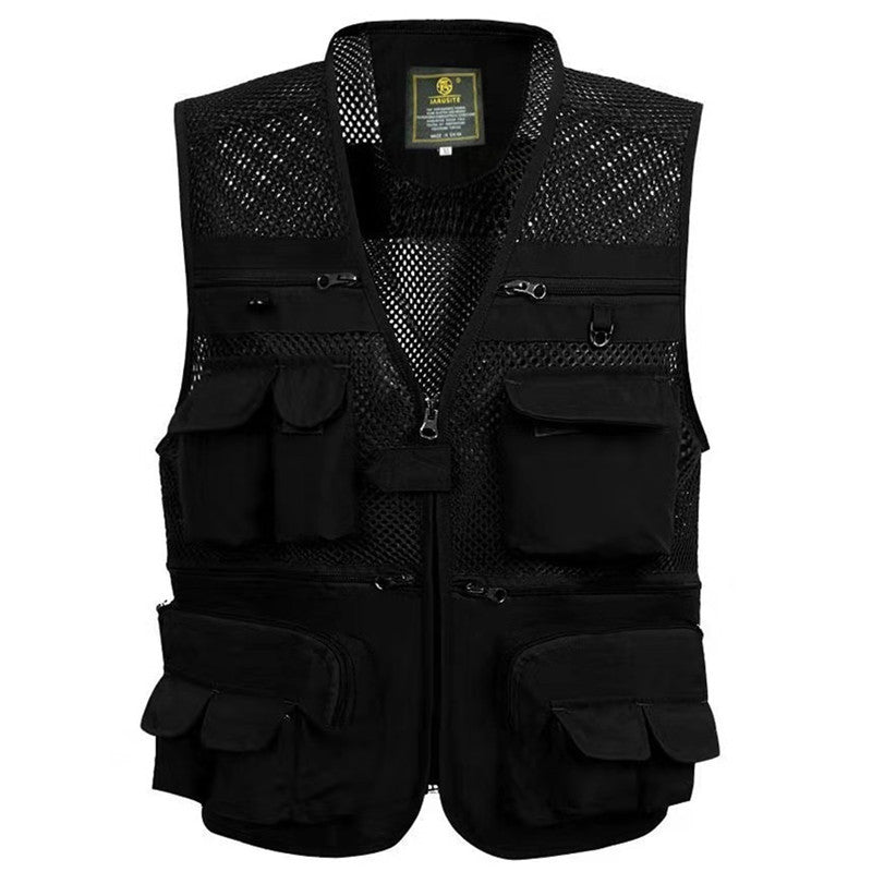 Multi-Pocket Mesh Vest