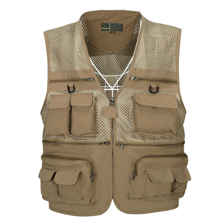 Multi-Pocket Mesh Vest