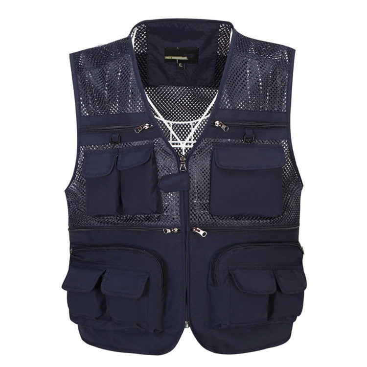 Multi-Pocket Mesh Vest