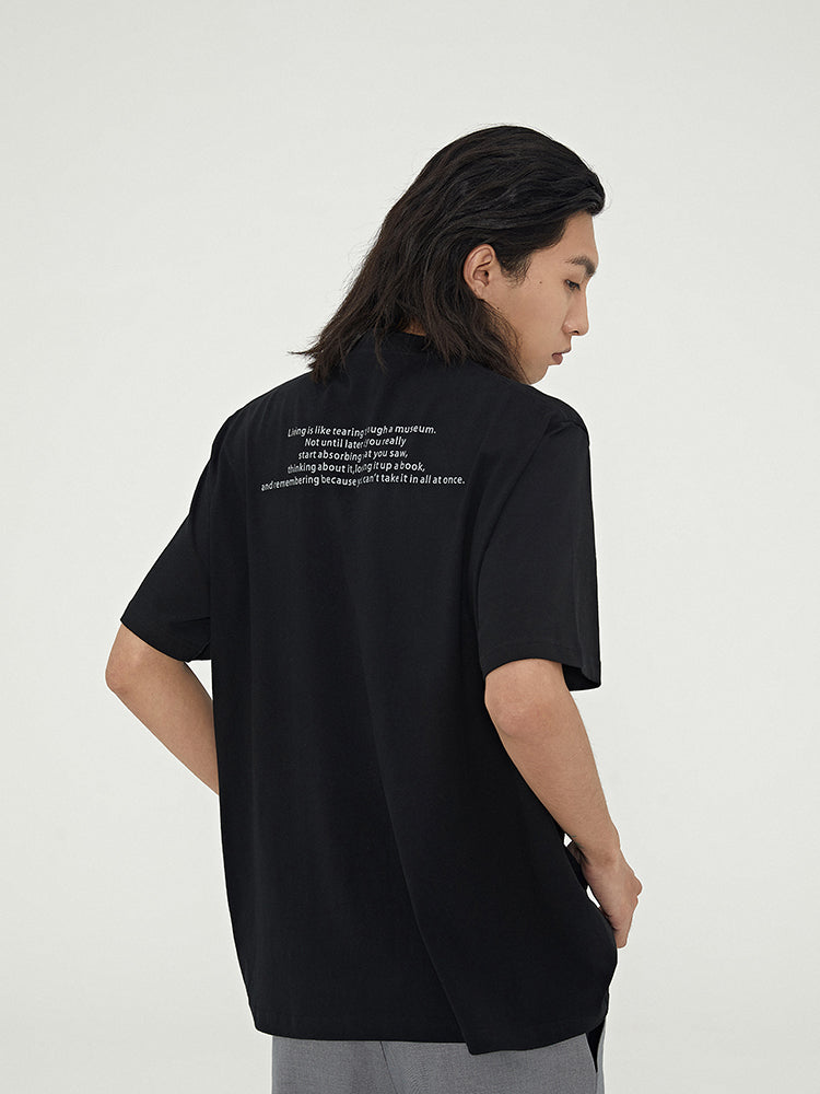 VintageBloom Portrait Print Loose Tee