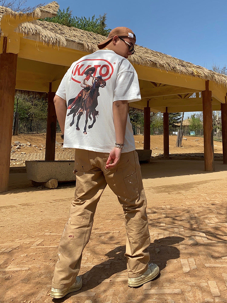 Trendy Loose Summer Men’s T-Shirt