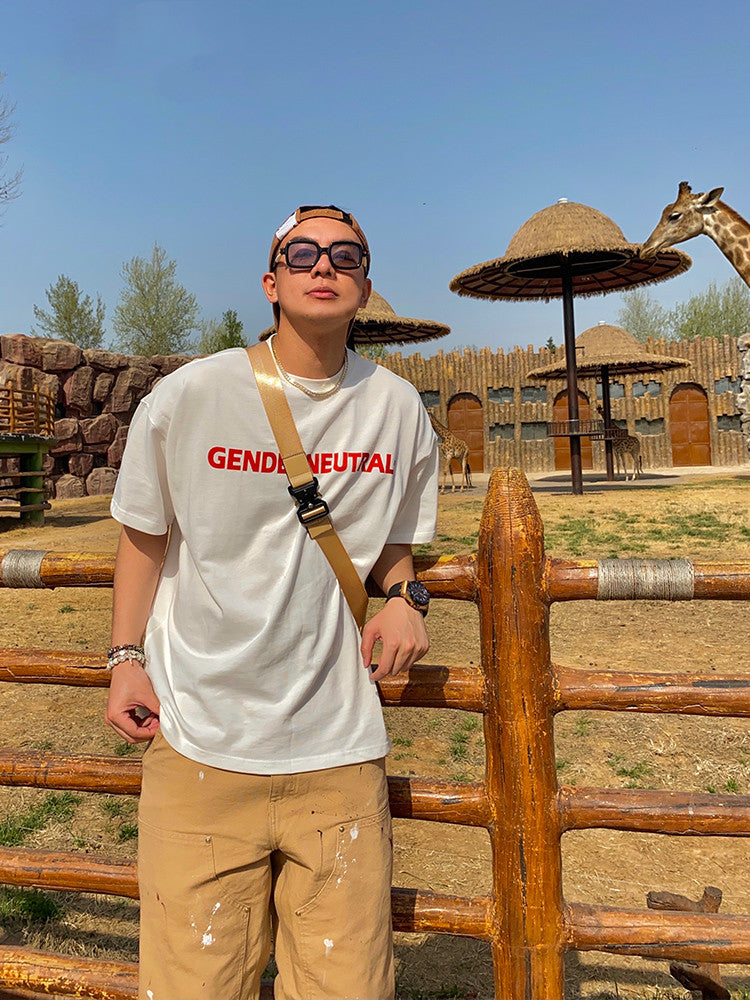 Trendy Loose Summer Men’s T-Shirt