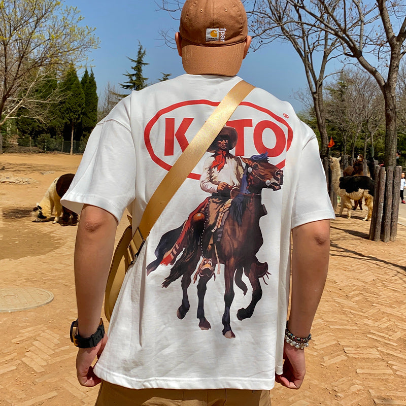 Trendy Loose Summer Men’s T-Shirt