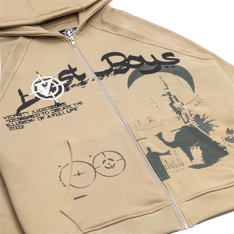 Modern Zipper Hoodie