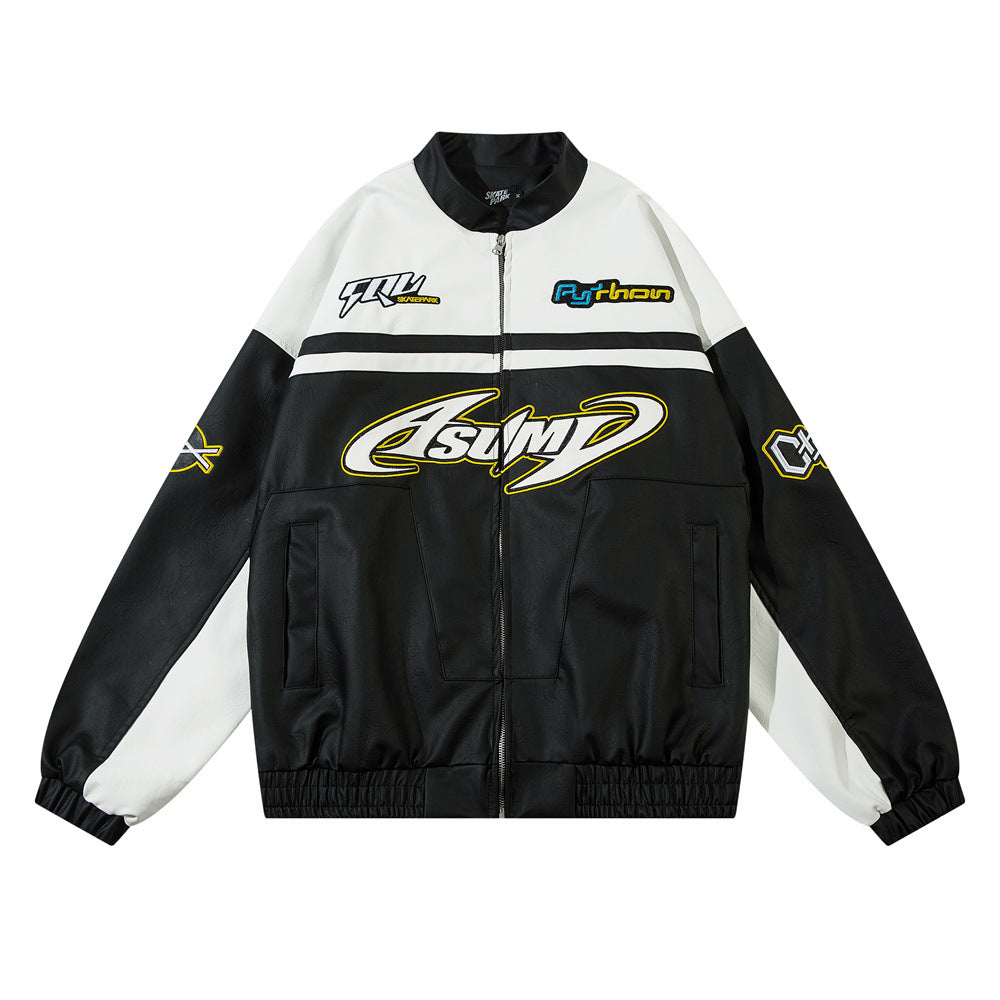 EuroAmer Moto Racing Leather Coat