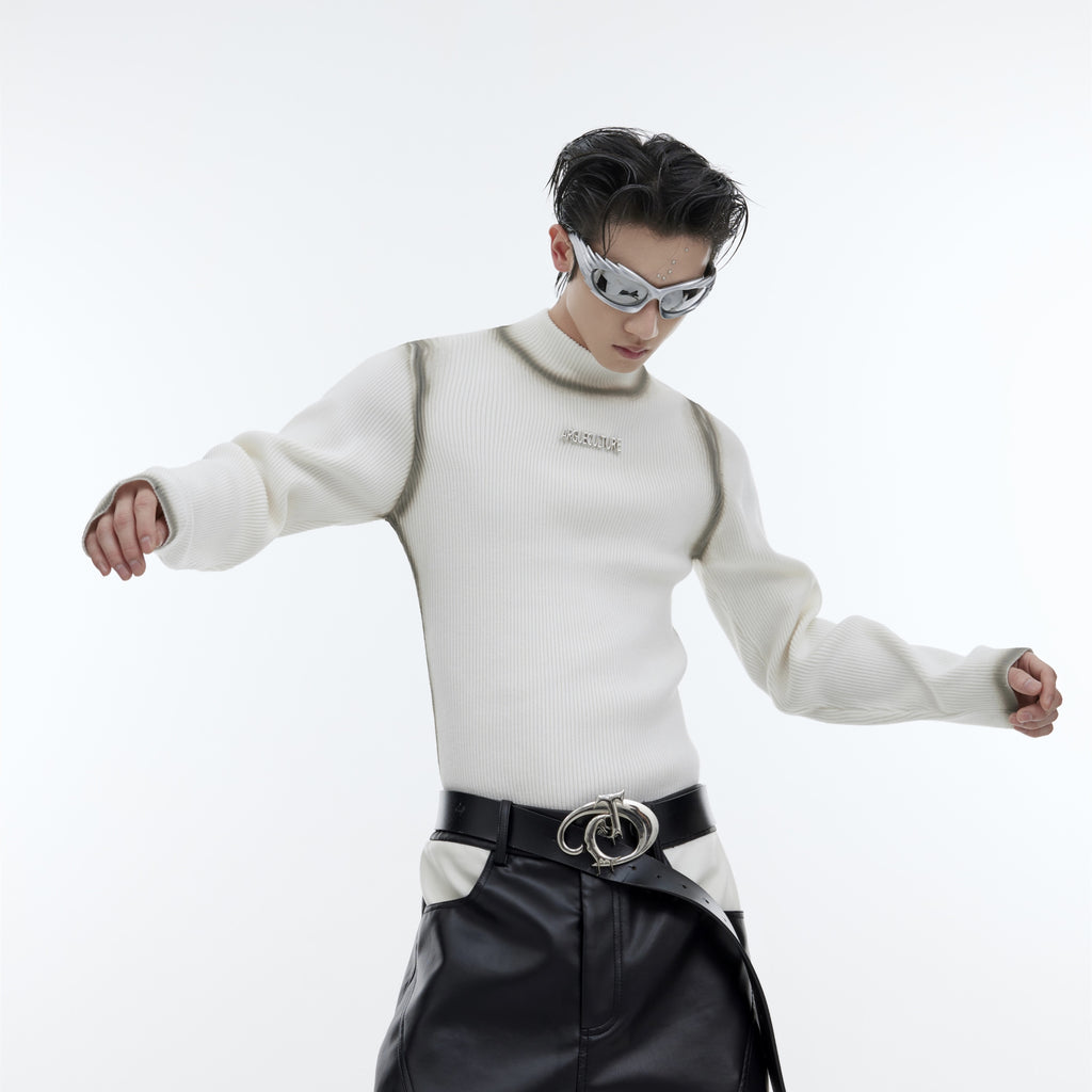 AureCore Knit Stand-Collar Base Layer Top