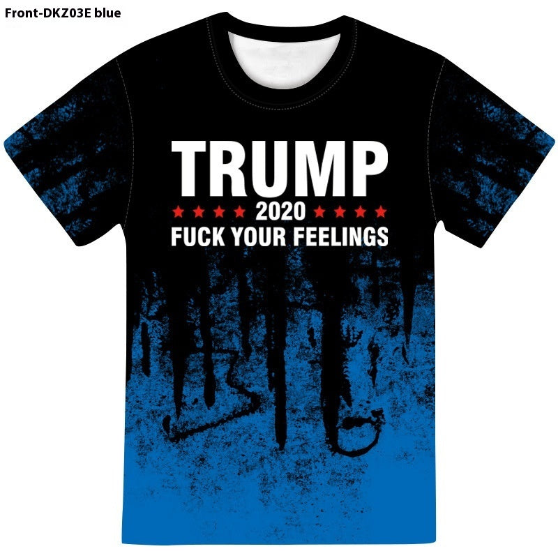 3D Graphic Short Sleeve Trump Tee