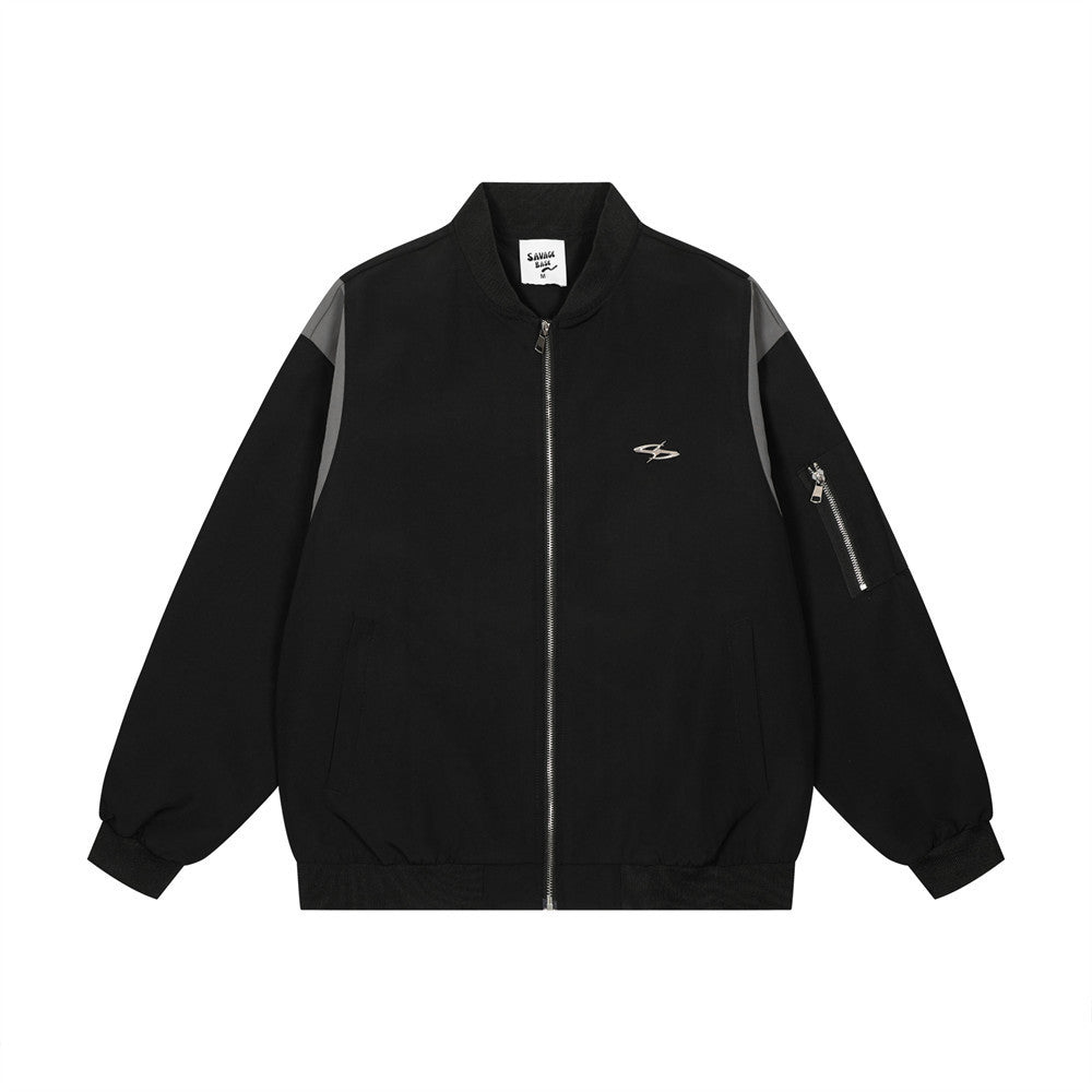 American High-Street Loose Varsity Baseball Jacket