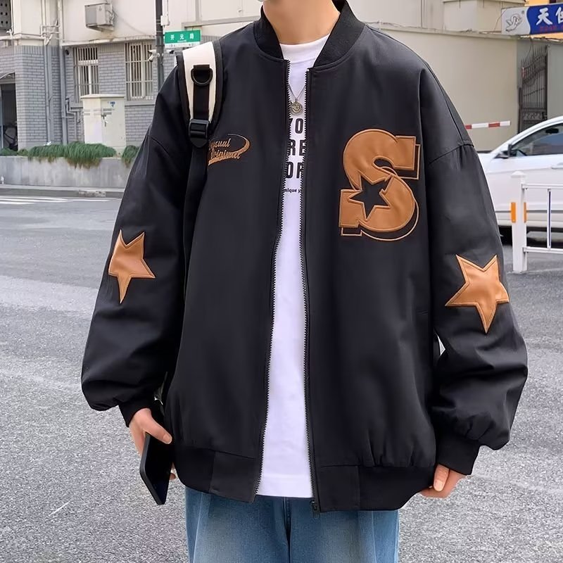 Vintage Stitch Baseball Jacket