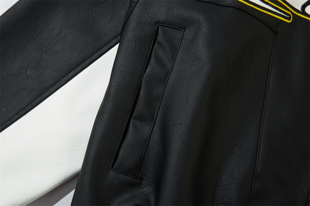 EuroAmer Moto Racing Leather Coat