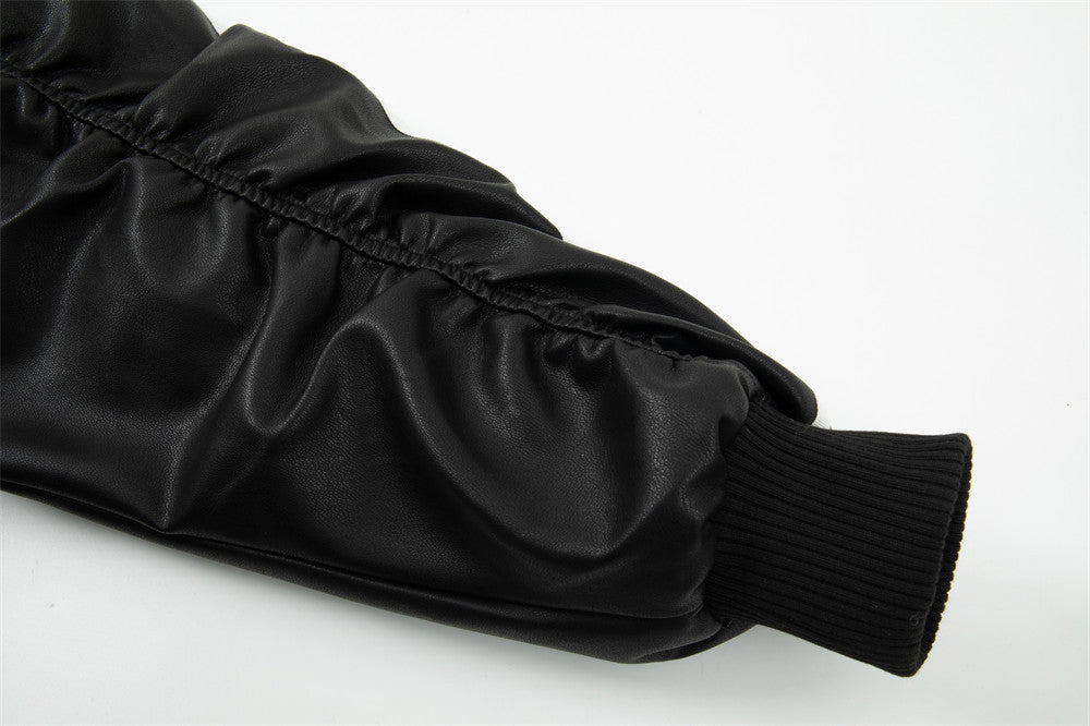 Men’s Hooded Leather Command Coat