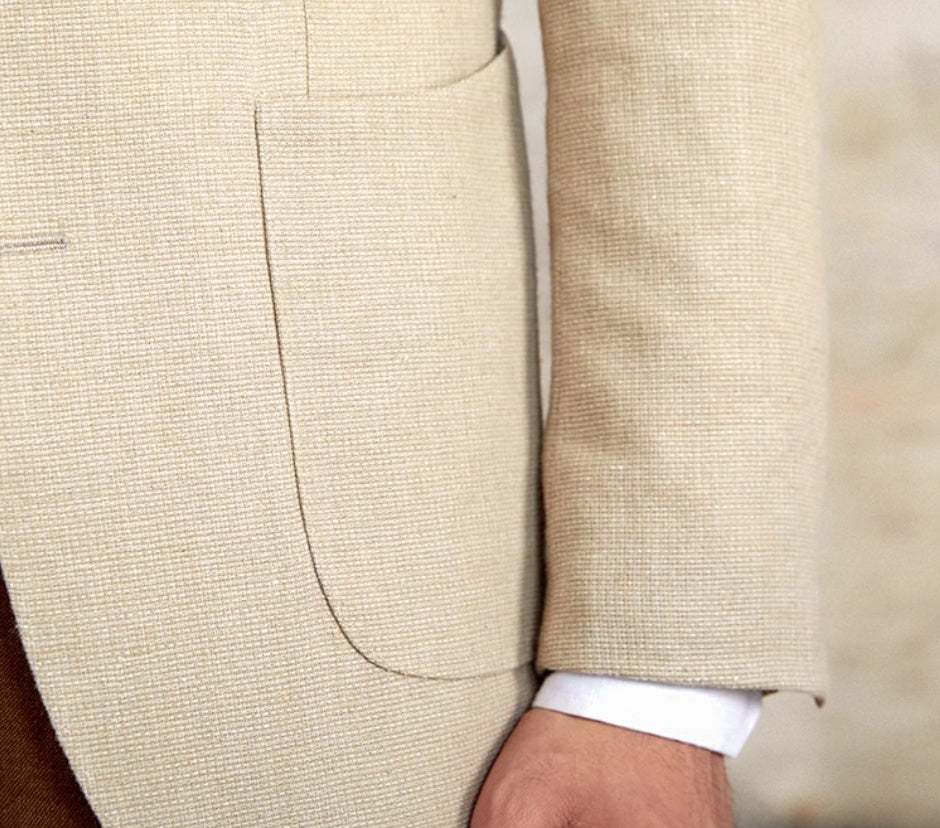British Linen Blend Suit