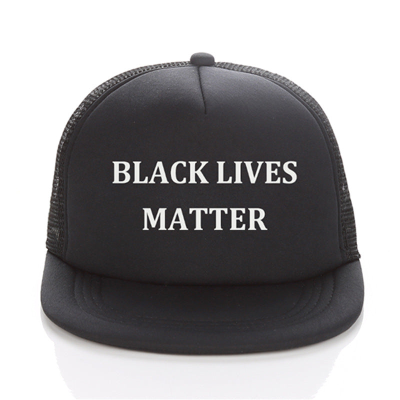 Flat tongue mesh cap