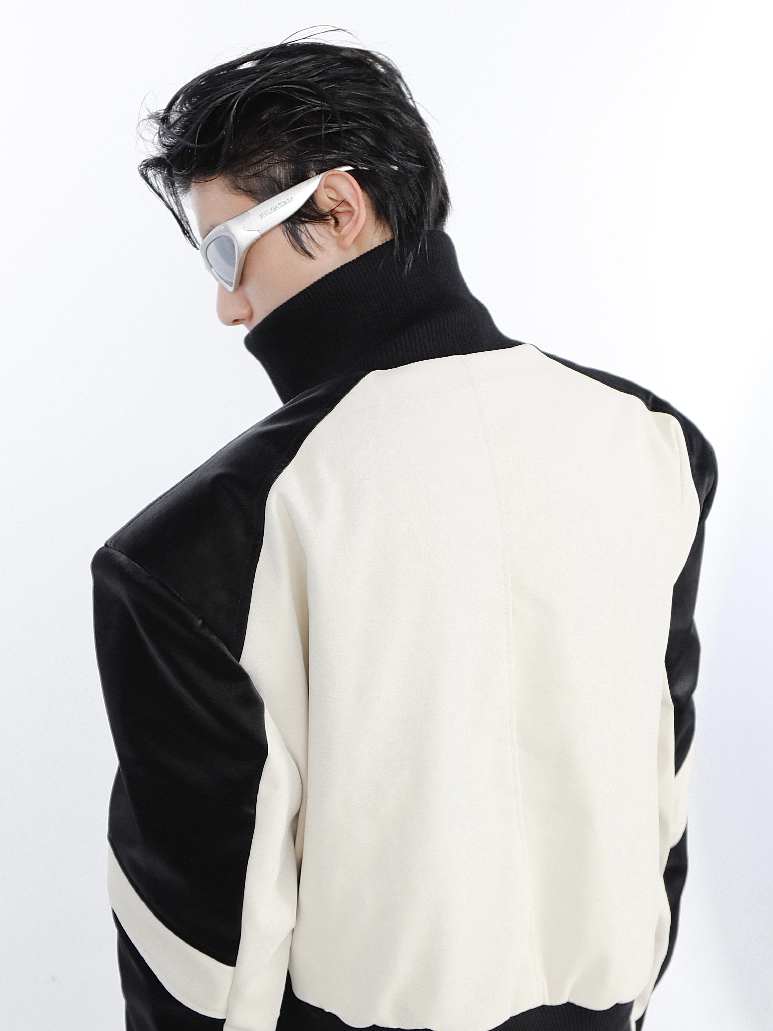 Men’s Thickened Leather Guard Jacket