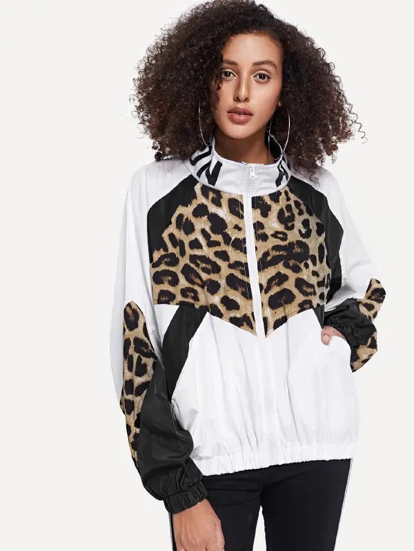 Letter Patch Jacket – Women