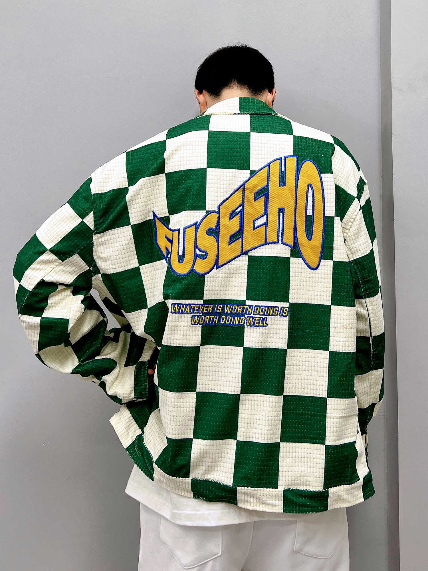 Green Lapel Jacket