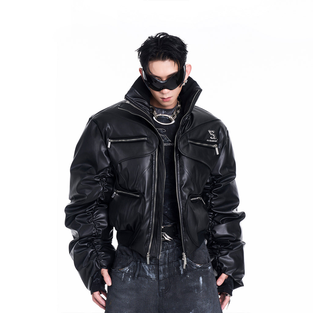 Stand Collar Cotton Jacket