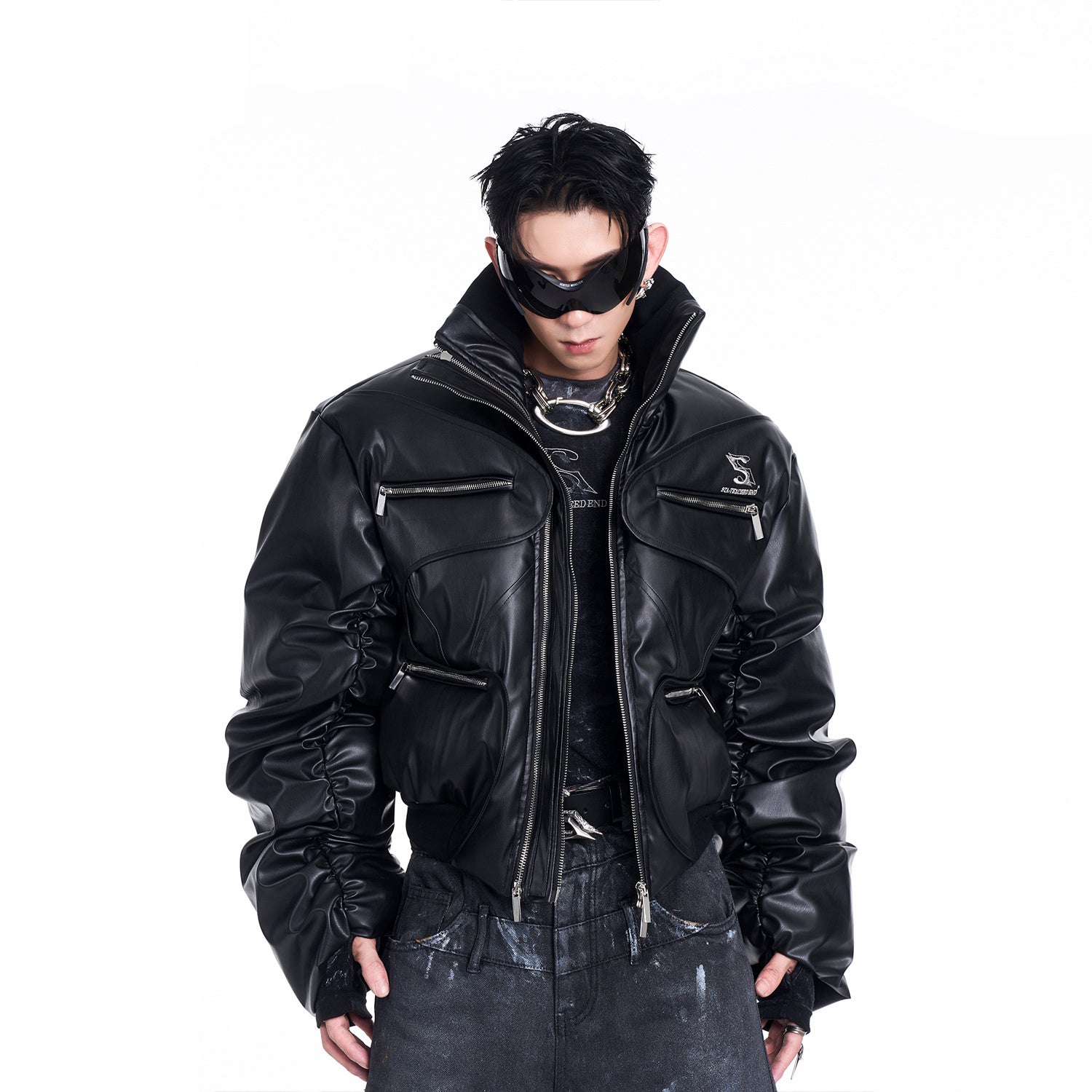 Stand Collar Cotton Jacket