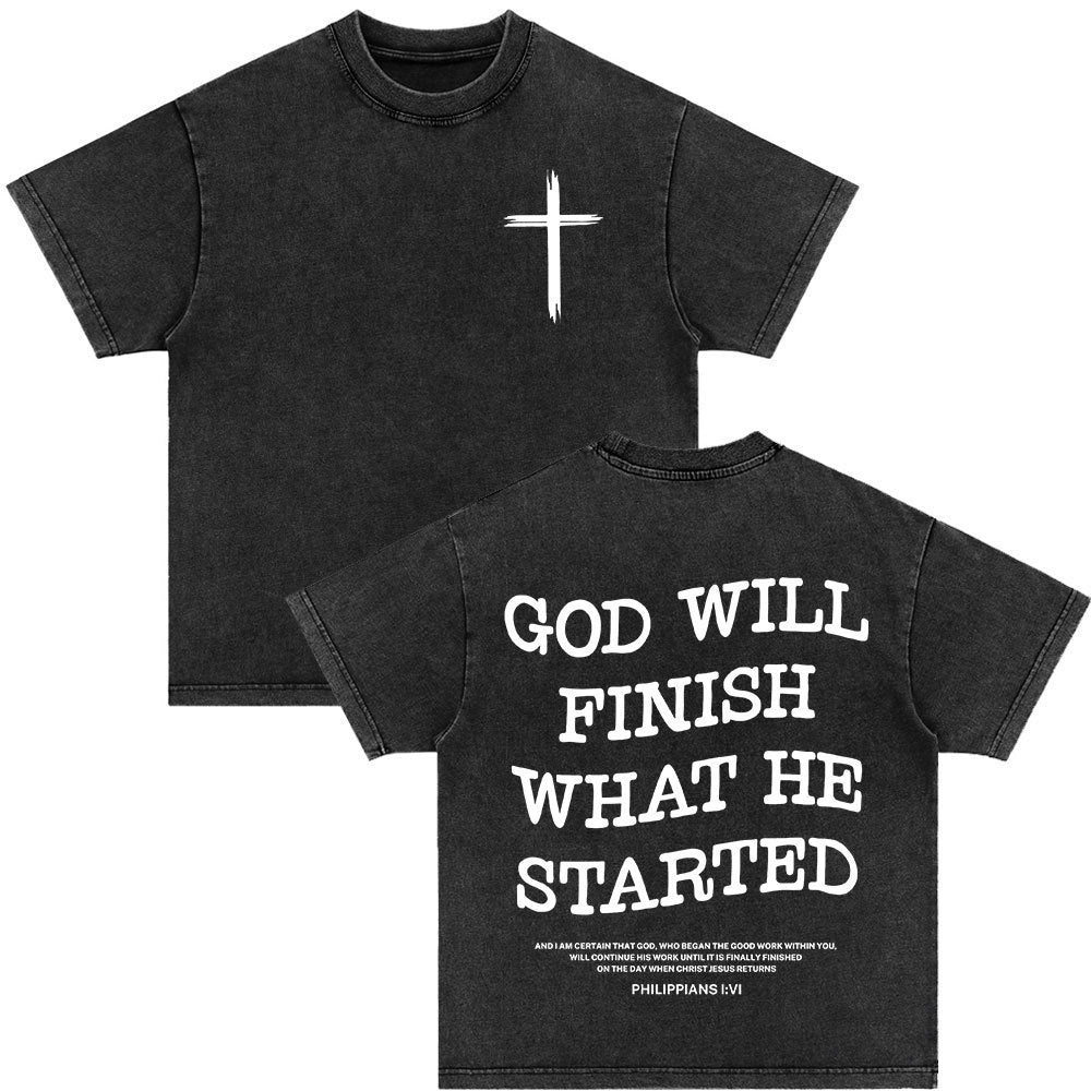 Retro Washed Bible Verse T-Shirt