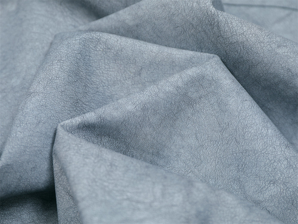 Vercanti Plaid-Stitch Heritage Leather Lapel Coat