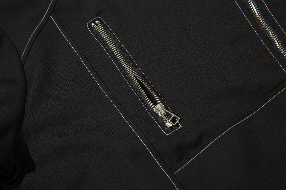 Empire Collar Luxe Shirt Coat