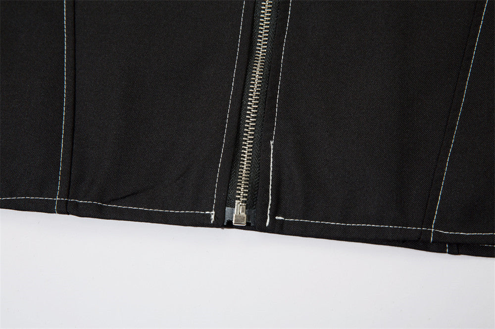 Empire Collar Luxe Shirt Coat