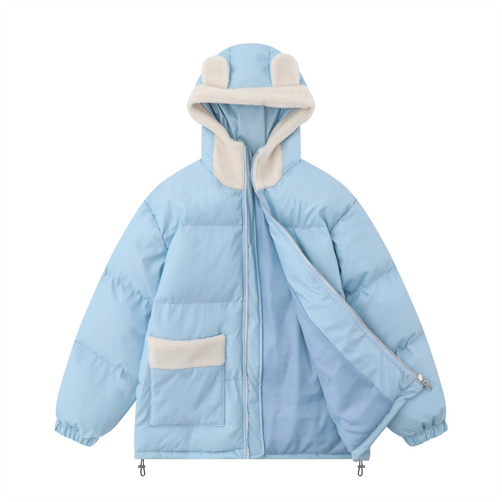 Men's Hooded Bread Cotton-padded Jacket