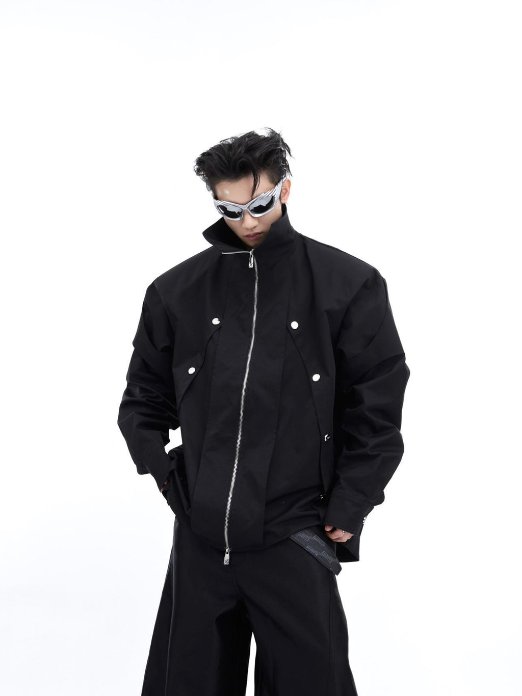 Eclipse Stand-Collar Coat