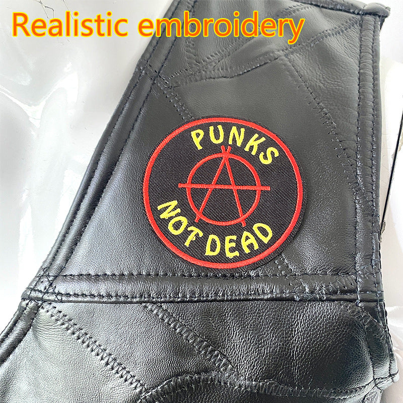 Men’s Genuine Cowhide Slim Riding Leather Vest