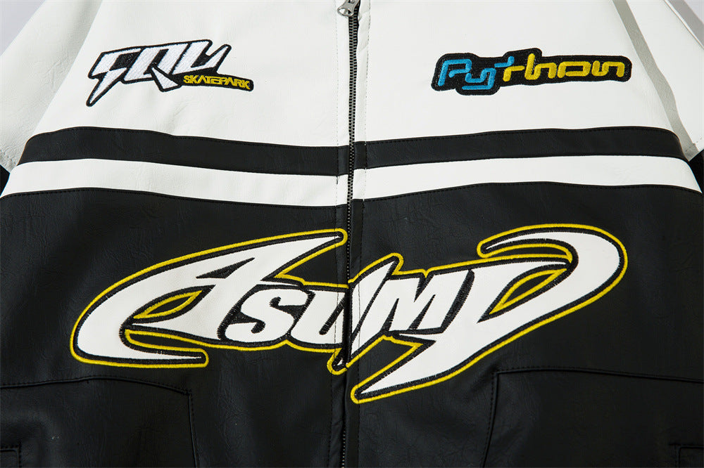 EuroAmer Moto Racing Leather Coat