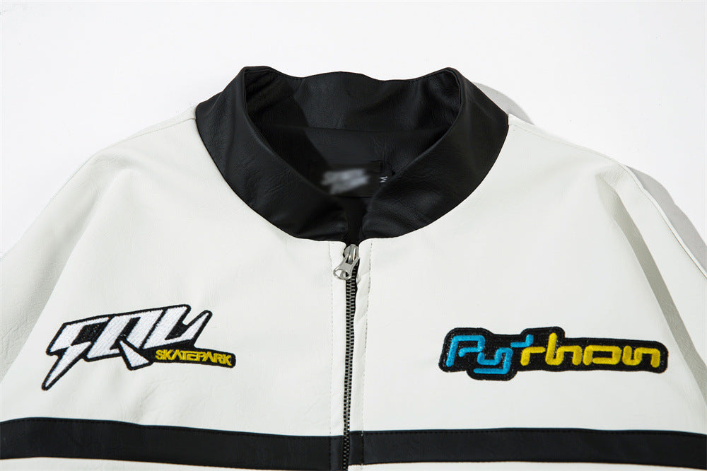 EuroAmer Moto Racing Leather Coat