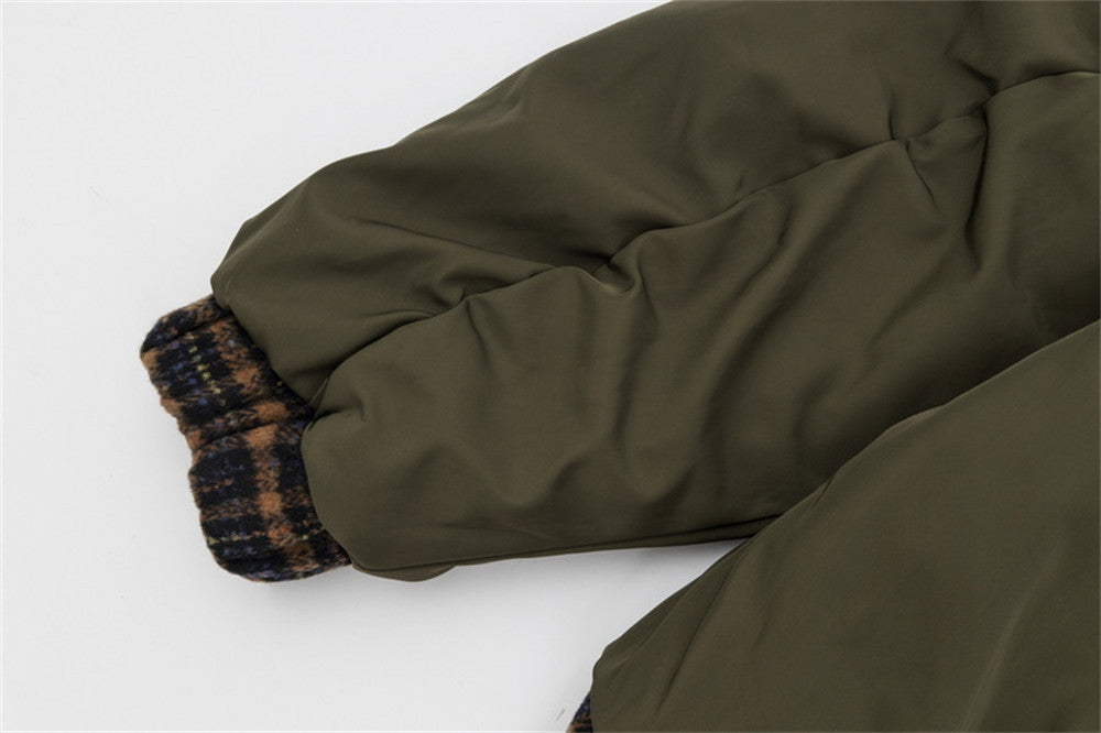 Men’s Stitching Flight Jacket