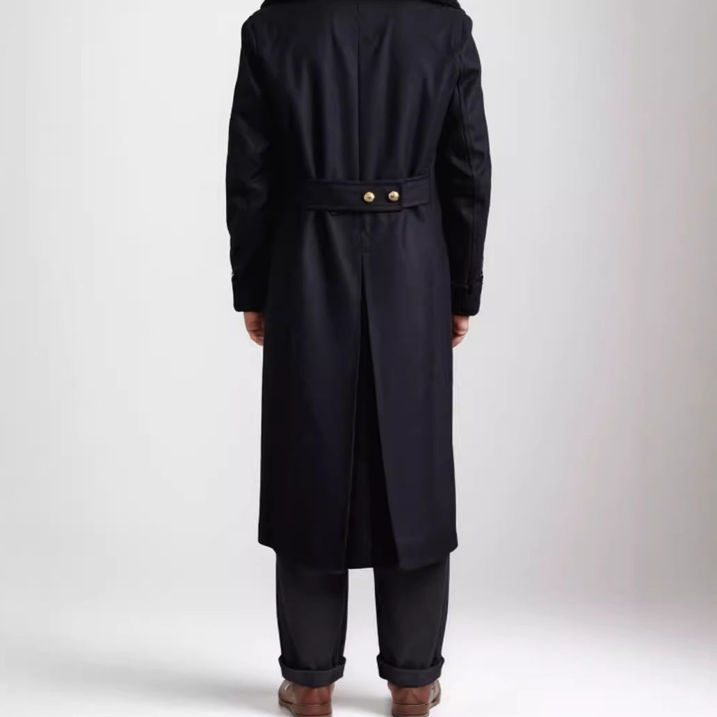 Wool Ultra-Long Overcoat