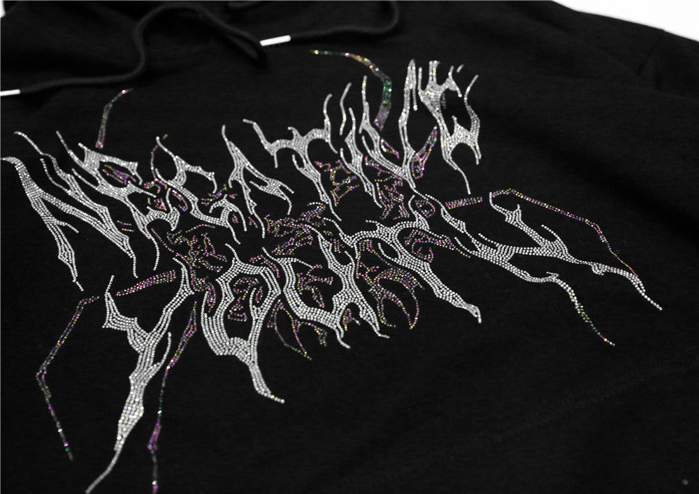 Nocturne Spider Rhinestone Street Sweater