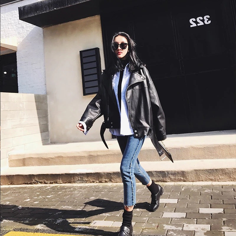 Urban Leather Jacket Women's